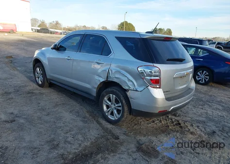 2017 Chevrolet Equinox Ls из США, поврежденный, VIN 2GNALBEKXH1548791